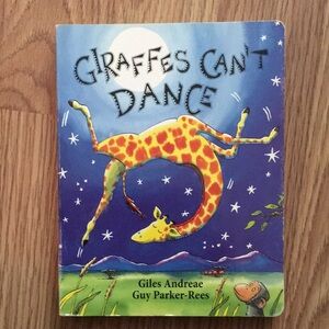 Giraffes Can't Dance Children's Book-(boardbook)